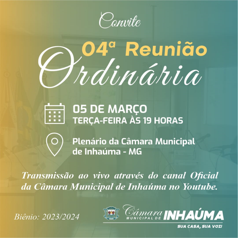 4ª Reunião Ordinária de 2024