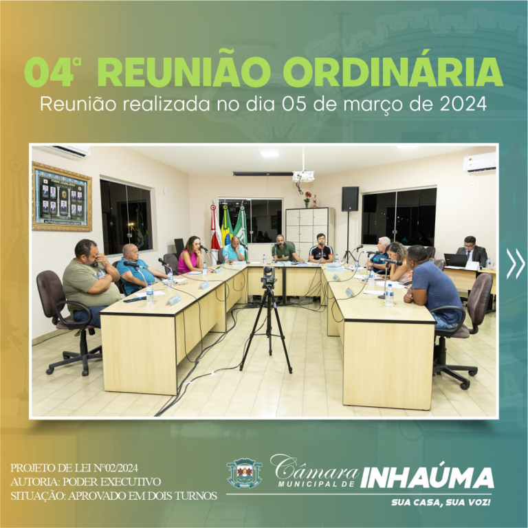 4ª Reunião Ordinária de 2024