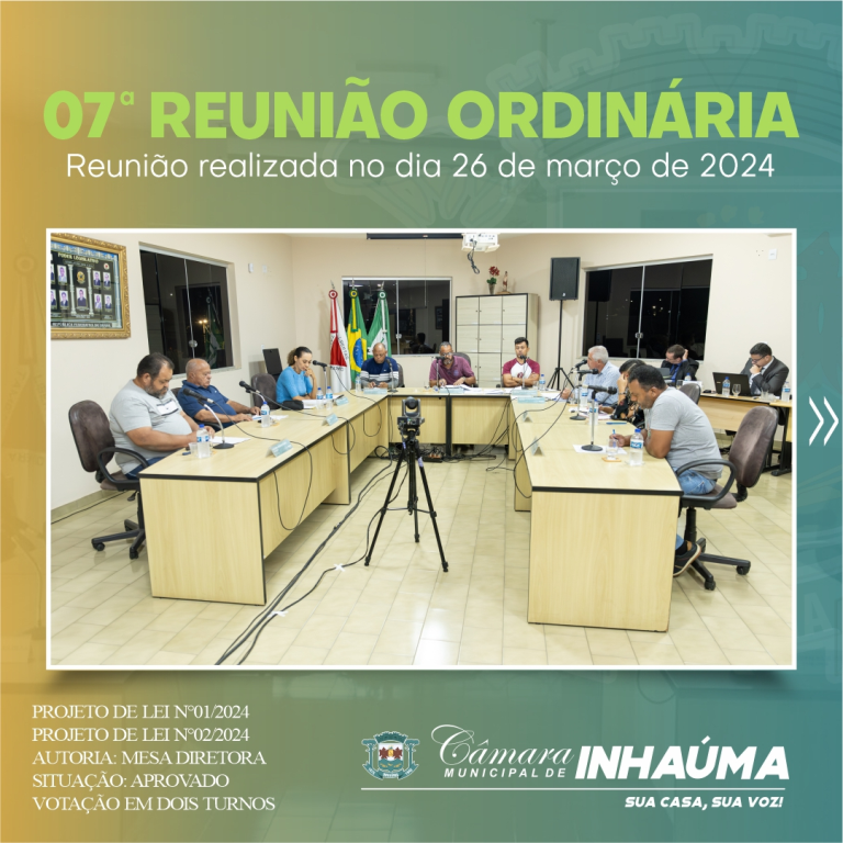 7ª Reunião Ordinária de 2024