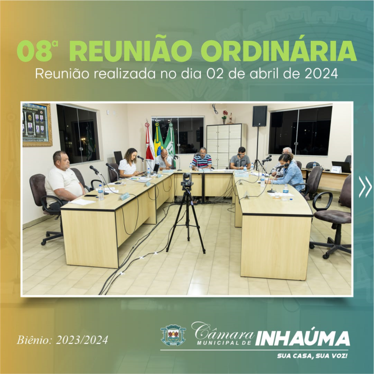 8ª Reunião Ordinária de 2024