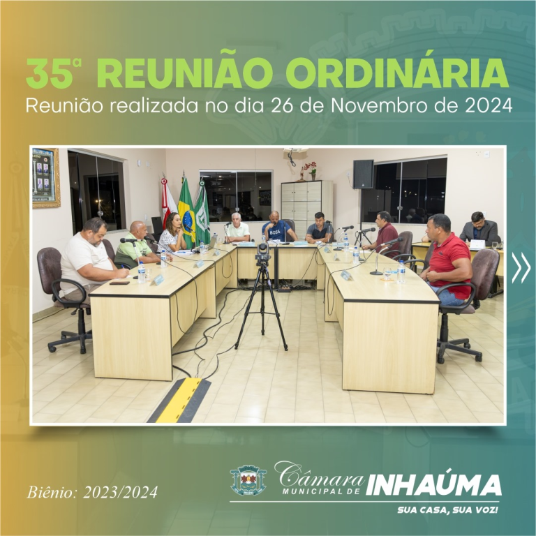 35ª Reunião Ordinária de 2024