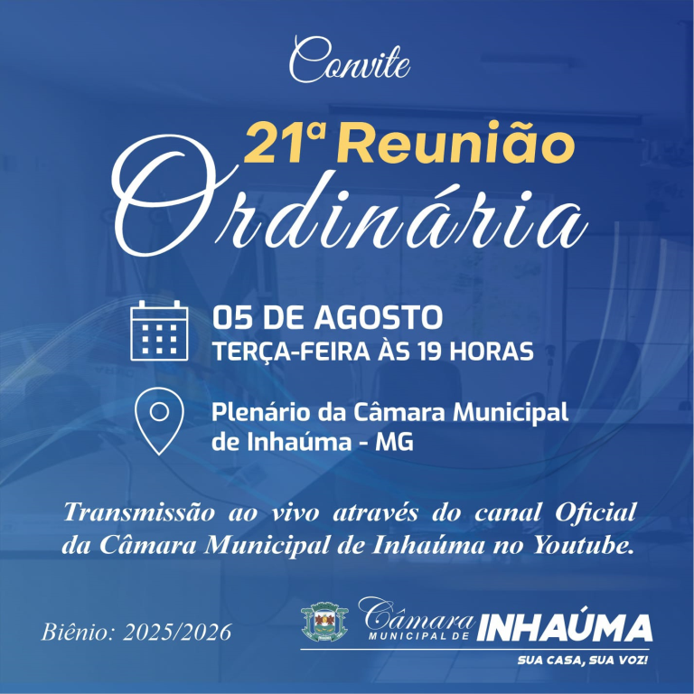 21ª Reunião Ordinária de 2025